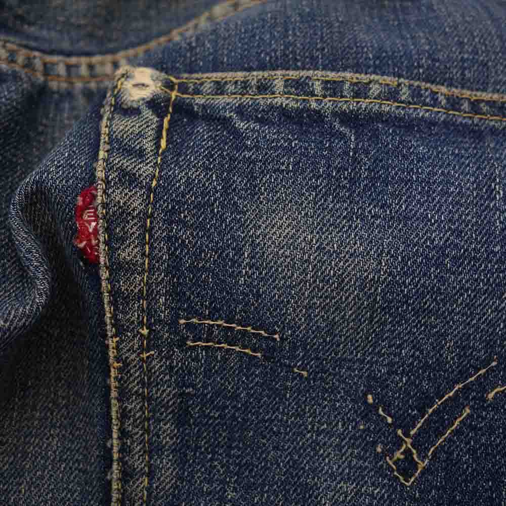 Levi's リーバイス ヴィンテージ オリジナル 501XX 両面均等V 刻印ツメ デニム パンツ インディゴブルー系【中古】
