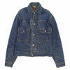 Levi's リーバイス ヴィンテージ 50s 517XX 革パッチ ブランケット 刻印無し 帯下シングル フラップ裏ライトオンス デニム ジャケット ブルー系【中古】