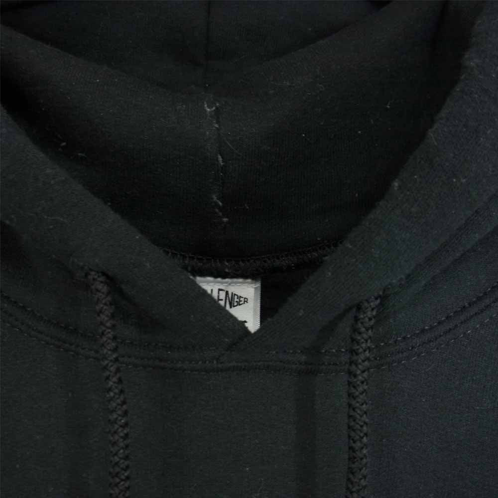 CHALLENGER チャレンジャー BANDANA LYZE プリント プルオーバー パーカー ブラック系 M【中古】