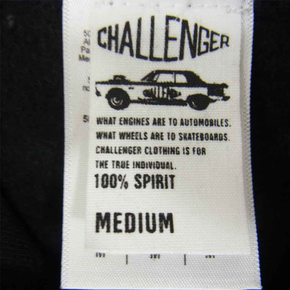 CHALLENGER チャレンジャー BANDANA LYZE プリント プルオーバー パーカー ブラック系 M【中古】
