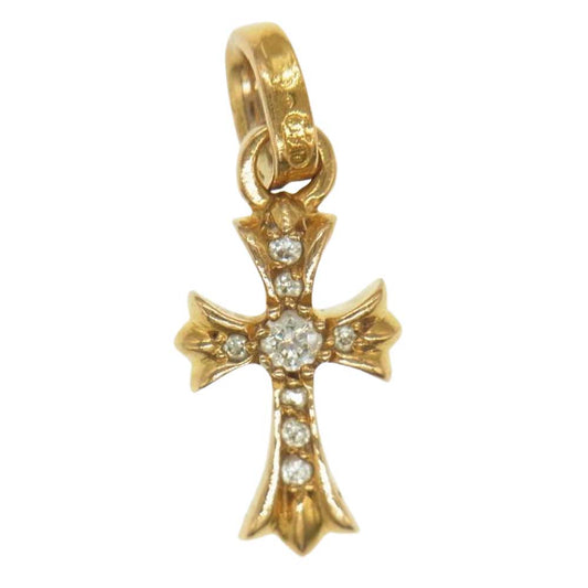 CHROME HEARTS クロムハーツ（原本有） 22K ベイビーファット クロス ダイヤ ゴールド系【中古】