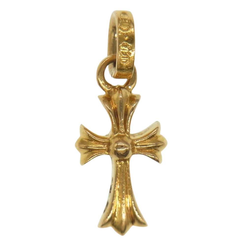 CHROME HEARTS クロムハーツ（原本有） 22K ベイビーファット クロス ダイヤ ゴールド系【中古】