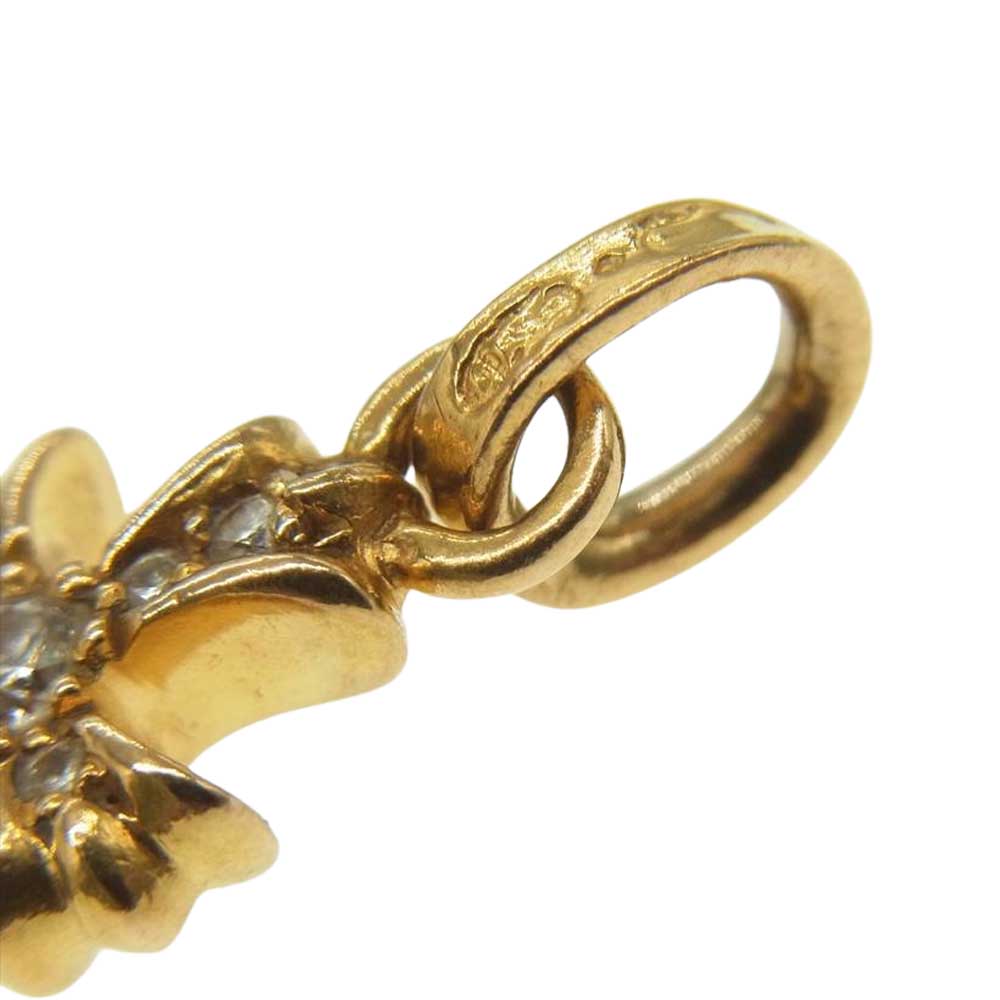 CHROME HEARTS クロムハーツ（原本有） 22K ベイビーファット クロス ダイヤ ゴールド系【中古】