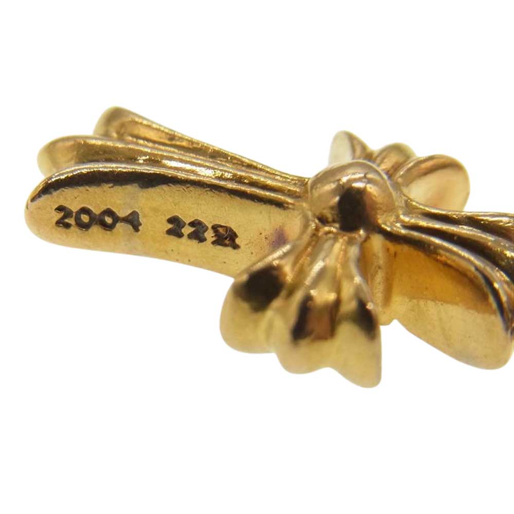 CHROME HEARTS クロムハーツ（原本有） 22K ベイビーファット クロス ダイヤ ゴールド系【中古】
