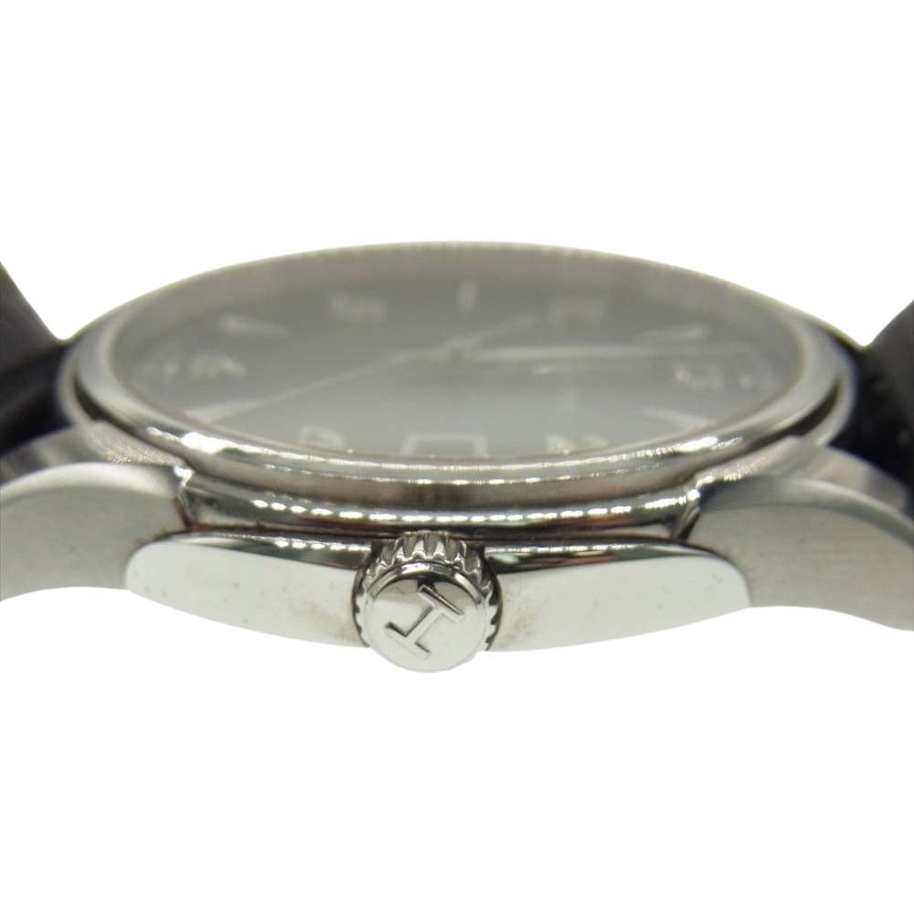 HAMILTON ハミルトン H32411735 ジャズマスター ジェント GENT QUARTZ クォーツ レザーベルト 腕時計 ブラック系【中古】