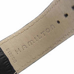HAMILTON ハミルトン H32411735 ジャズマスター ジェント GENT QUARTZ クォーツ レザーベルト 腕時計 ブラック系【中古】