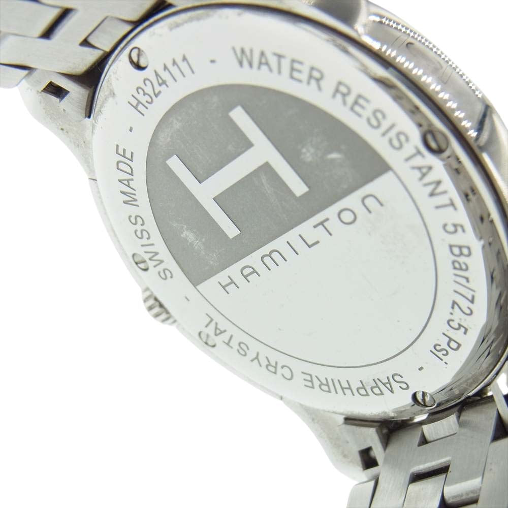 HAMILTON ハミルトン H32411135 ジャズマスター ジェント GENT QUARTZ クォーツ ステンレススチールブレスレット 腕時計 シルバー系【中古】
