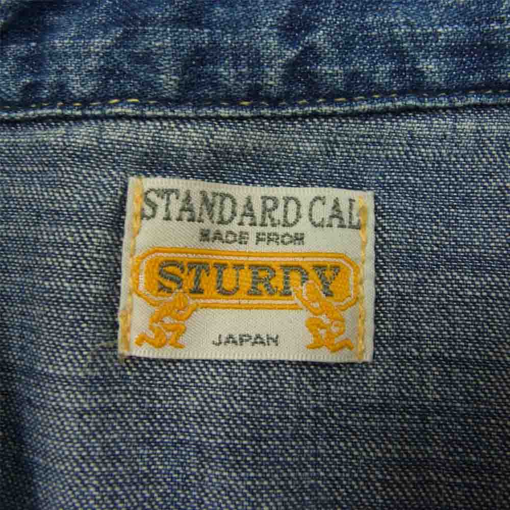 STANDARD CALIFORNIA スタンダードカリフォルニア Sturdy デニム ウエスタン シャツ インディゴブルー系 XS【中古】