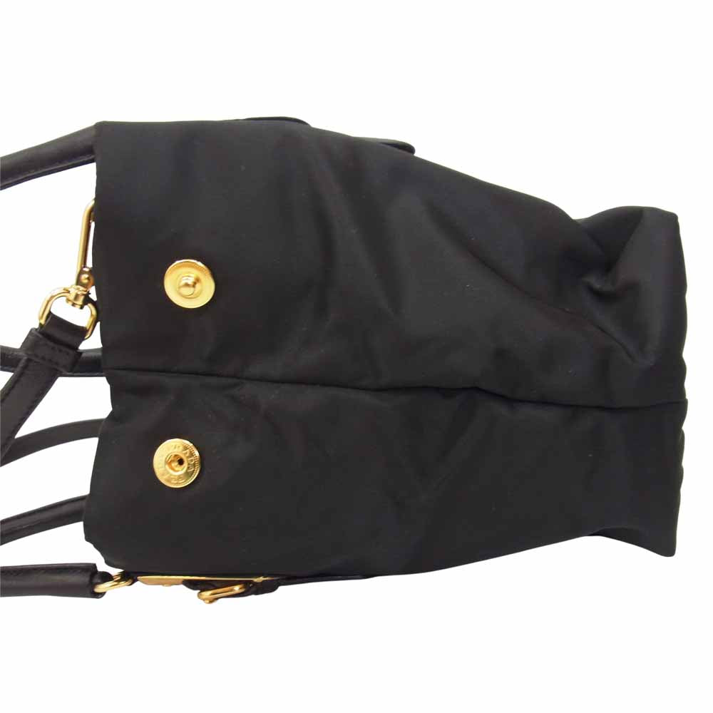 PRADA プラダ ナイロン 2WAY ショルダー バッグ ブラック系【中古】