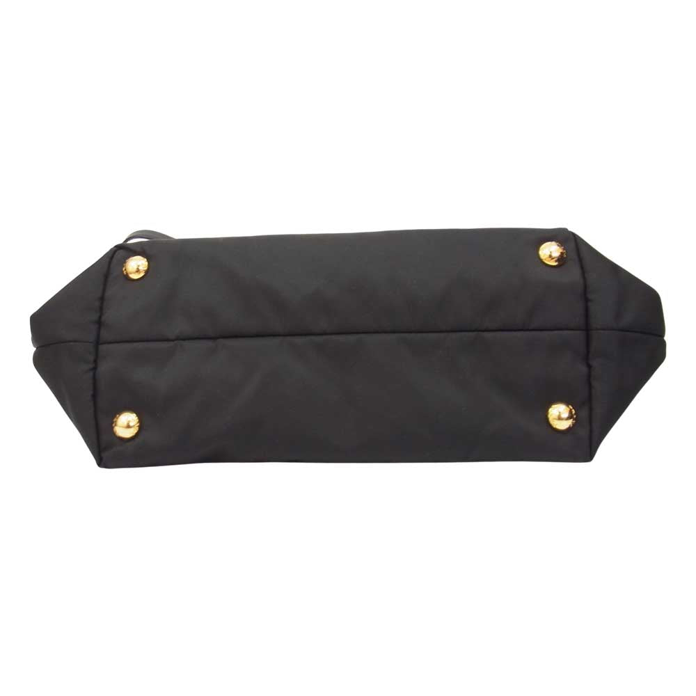 PRADA プラダ ナイロン 2WAY ショルダー バッグ ブラック系【中古】