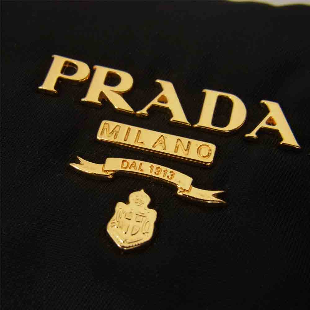 PRADA プラダ ナイロン 2WAY ショルダー バッグ ブラック系【中古】