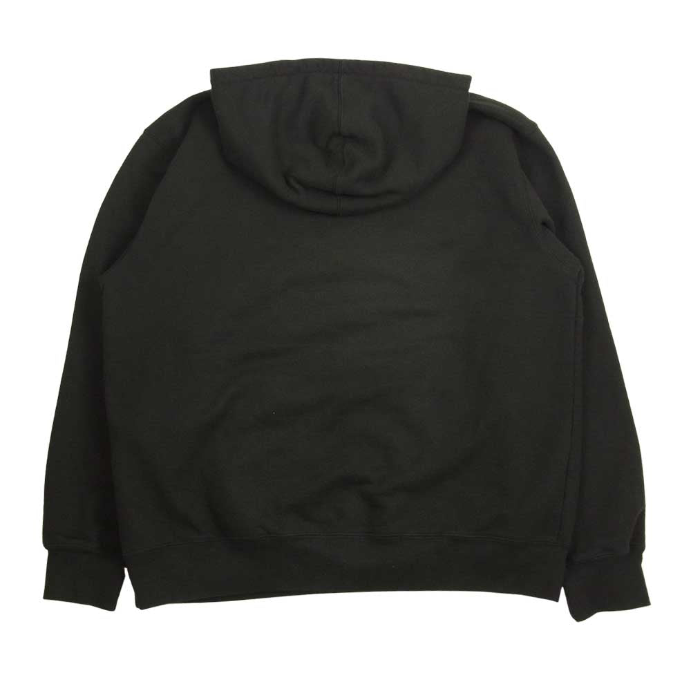 Supreme シュプリーム 21SS Denim Logo Hooded Sweatshirt デニム ロゴ プルオーバー ブラック系 XL【中古】