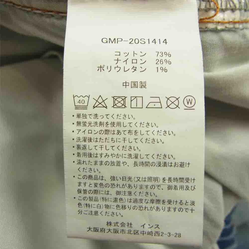 Gramicci グラミチ GMP-20S1414 BEAMS ビームス 別注 シェル テック デニム パンツ ユーズドウォッシュ インディゴブルー系 M【中古】