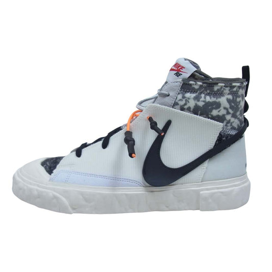 NIKE ナイキ CZ3589-100 × READYMADE レディメイド BLAZER MID ブレザーミッド スニーカー ホワイト系 US9.5【新古品】【未使用】【中古】