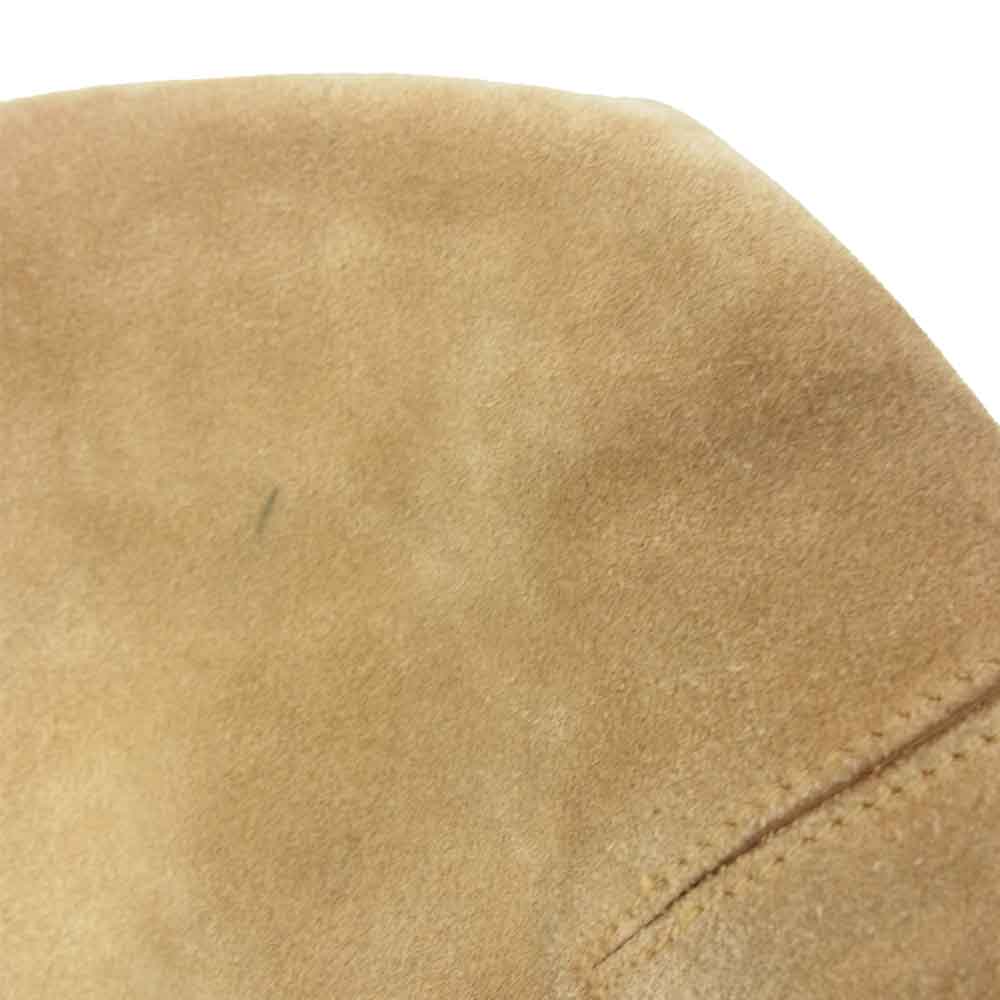 RALPH LAUREN ラルフローレン スエード レザー トート バッグ ベージュ系【中古】