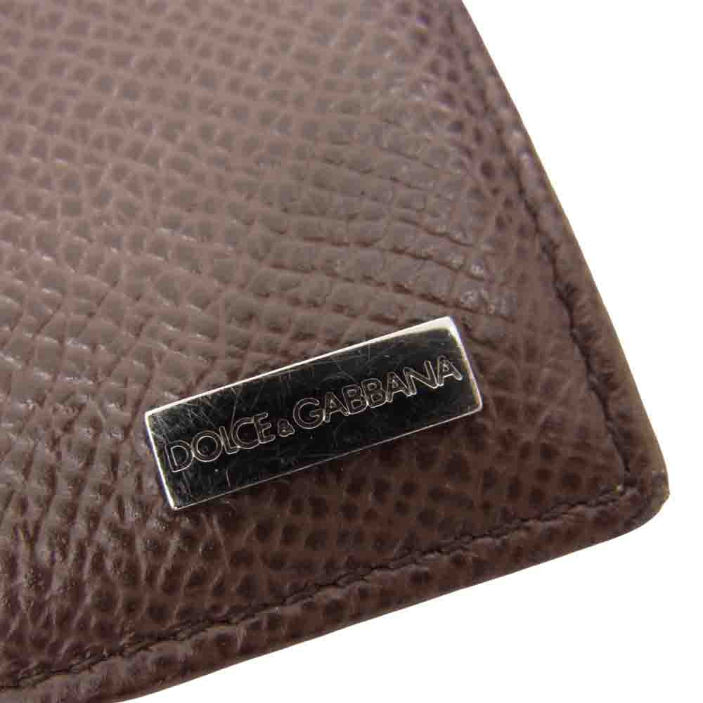 DOLCE&GABBANA ドルチェアンドガッバーナ 車柄 カードケース パスケース ブラウン系【中古】