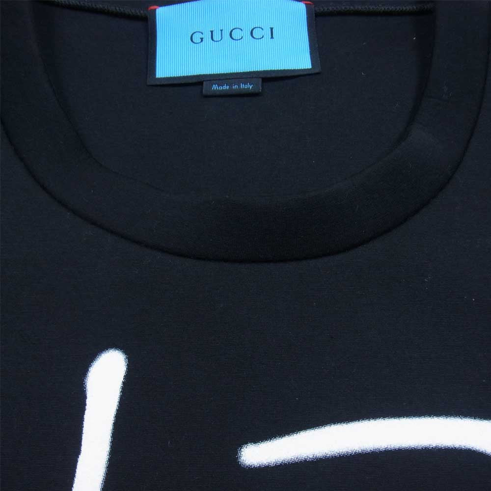 GUCCI グッチ GHOST LIFE is GUCCI プリント スウェット ブラック系 表記無し【美品】【中古】