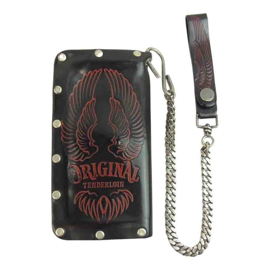 TENDERLOIN テンダーロイン T-WALLET コードバン レザー ウォレット ブラック系【中古】