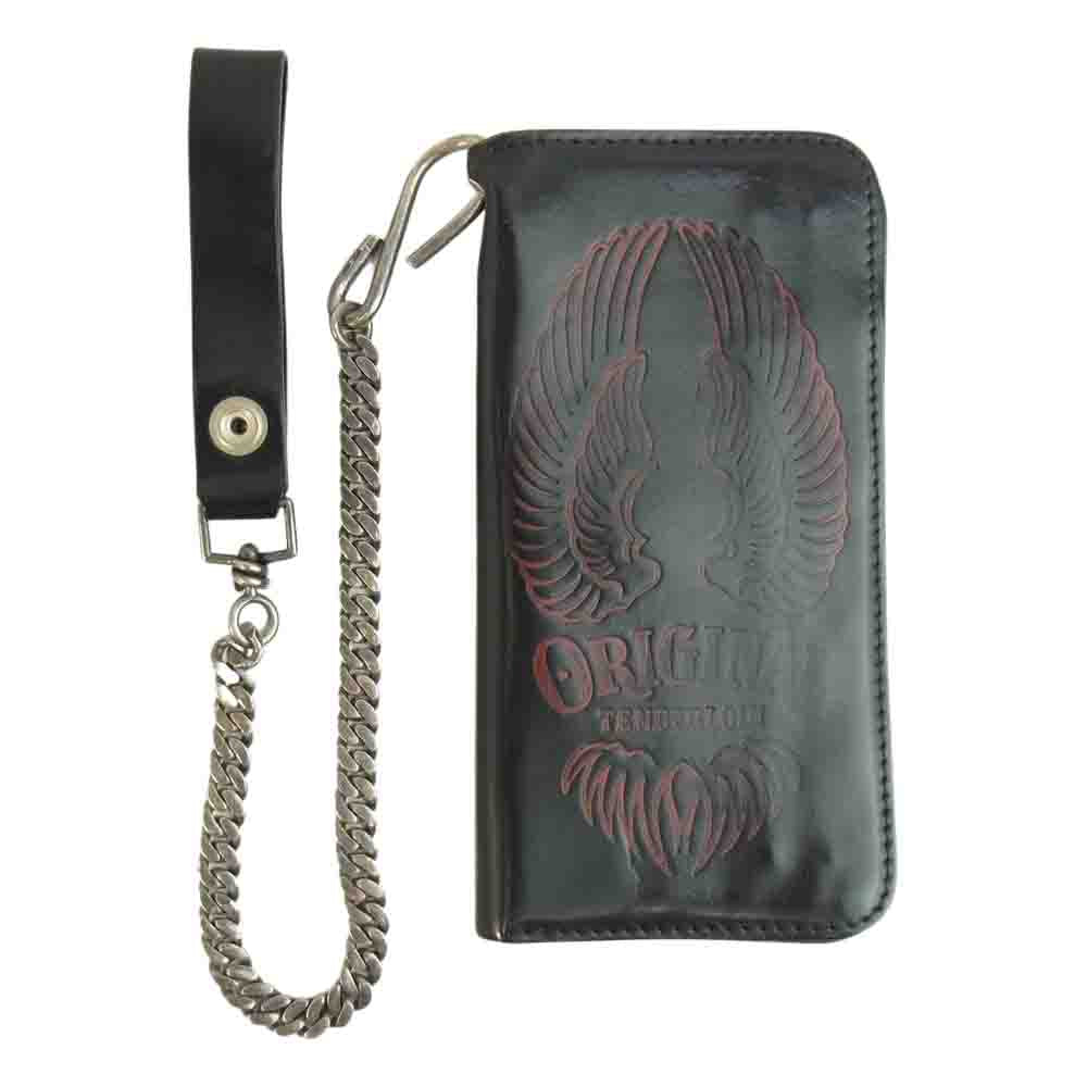 TENDERLOIN テンダーロイン T-WALLET コードバン レザー ウォレット ブラック系【中古】
