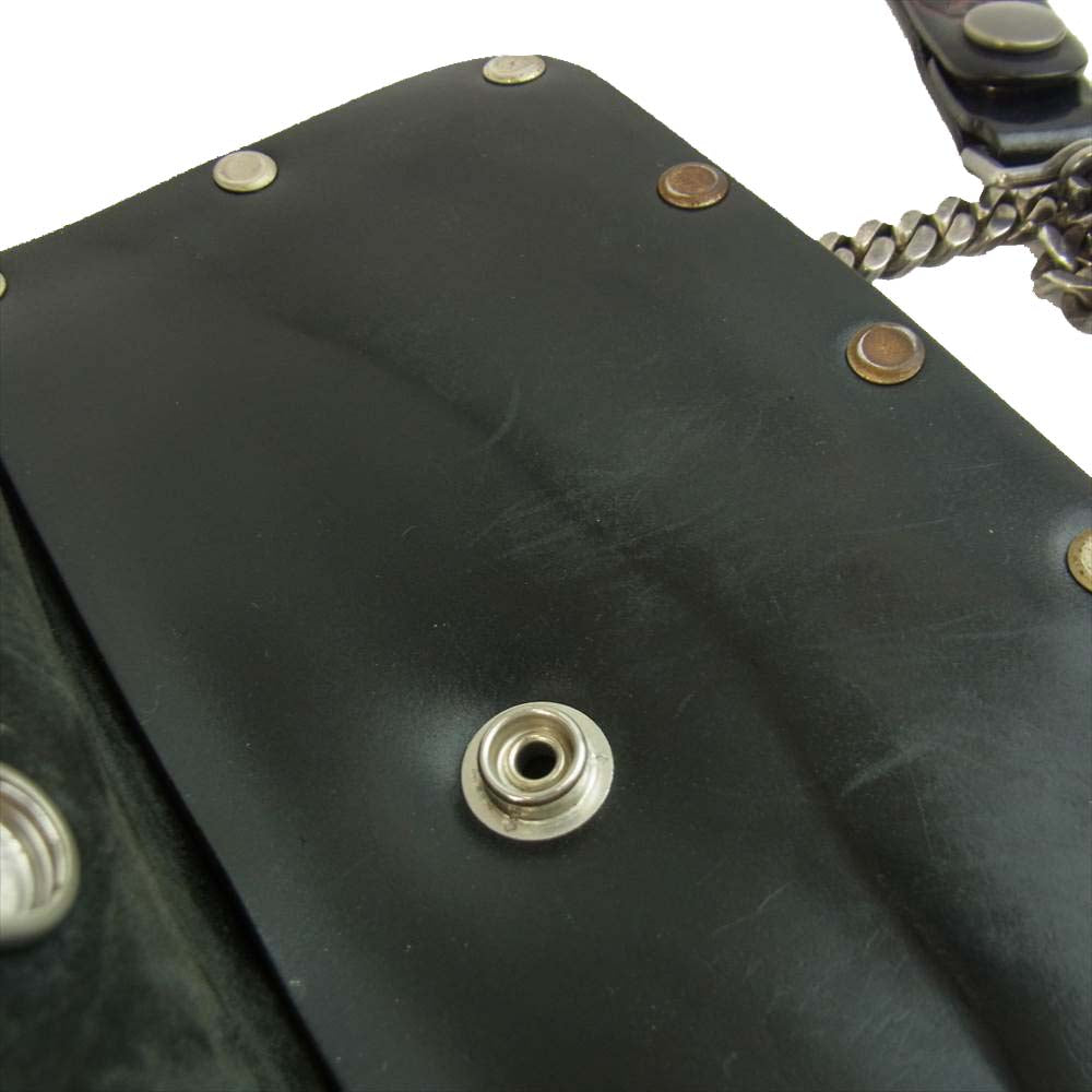 TENDERLOIN テンダーロイン T-WALLET コードバン レザー ウォレット ブラック系【中古】