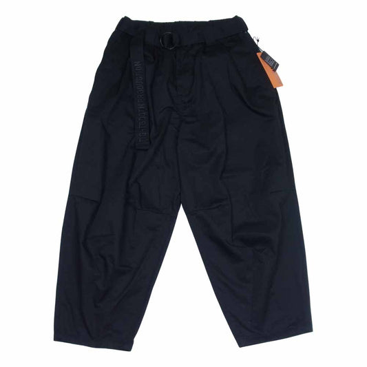 タイトブースプロダクション 未使用品 SS22-B08 HERRINGBONE BALLON PANTS ヘリンボーン パンツ ブラック系 L【極上美品】【中古】