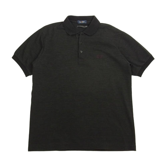 FRED PERRY フレッドペリー SOLOTEX ソロテックス ポロ 半袖 シャツ ブラック  ブラック系 M【中古】