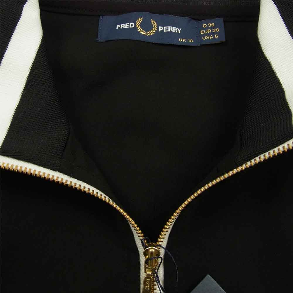 FRED PERRY フレッドペリー F6306 TRACK JACKET トラック ジャケット ブラック系 10【新古品】【未使用】【中古】