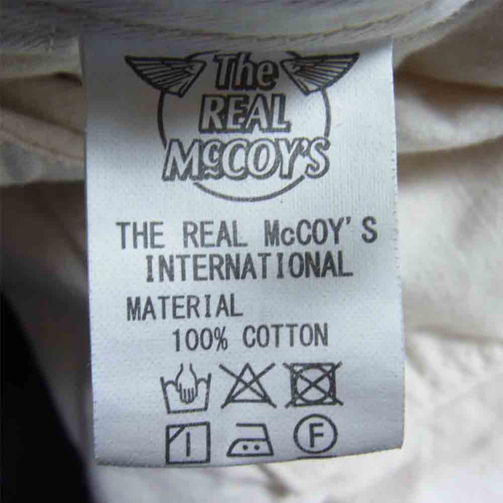 The REAL McCOY'S ザリアルマッコイズ 8HU WHITE COTTON TWILL OVER ALLS コットン ツイル オーバーオール オフホワイト系 32【中古】
