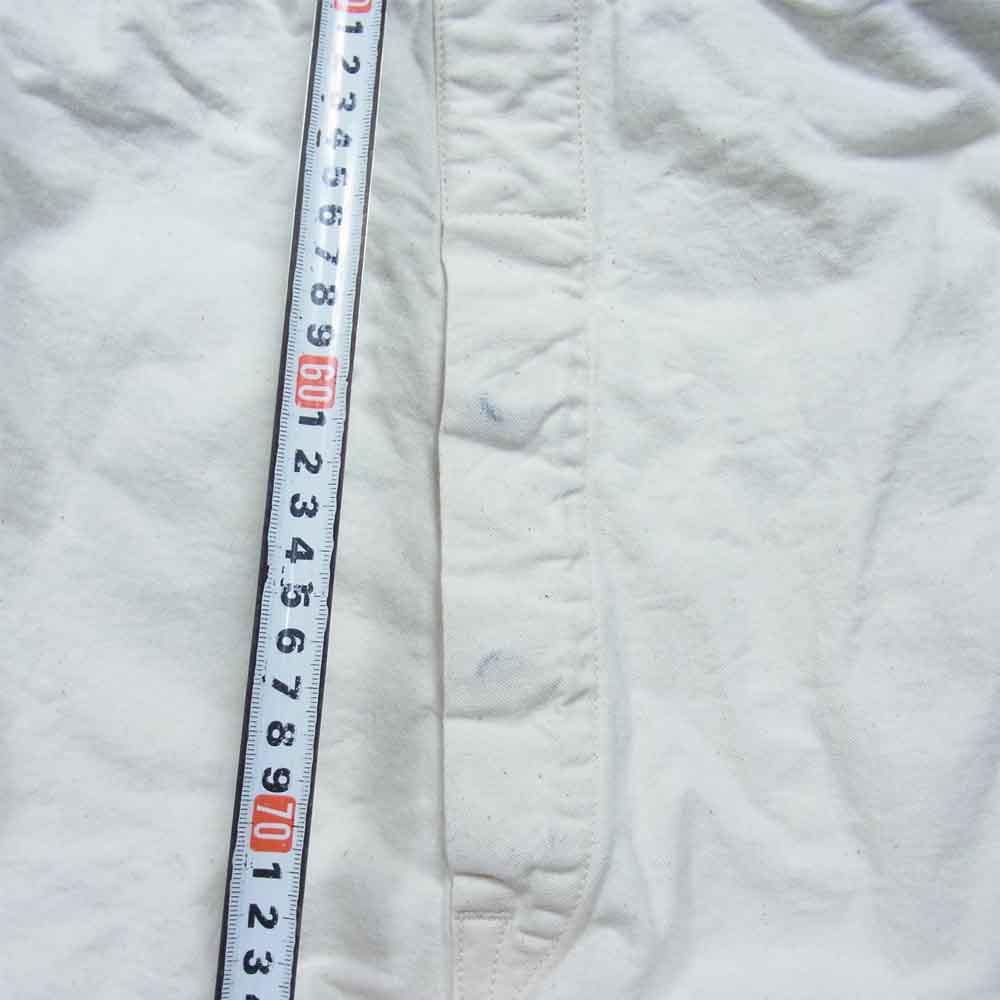 The REAL McCOY'S ザリアルマッコイズ 8HU WHITE COTTON TWILL OVER ALLS コットン ツイル オーバーオール オフホワイト系 32【中古】