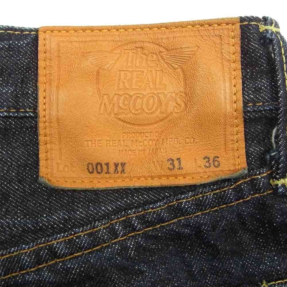 The REAL McCOY'S ザリアルマッコイズ Lot.001XX デニム パンツ ジーンズ インディゴブルー系 31【中古】
