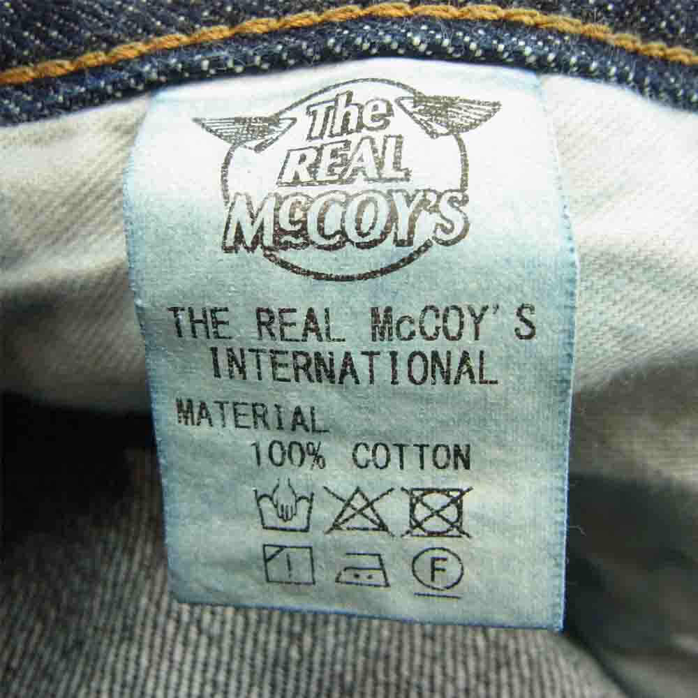 The REAL McCOY'S ザリアルマッコイズ Lot.001XX デニム パンツ ジーンズ インディゴブルー系 31【中古】