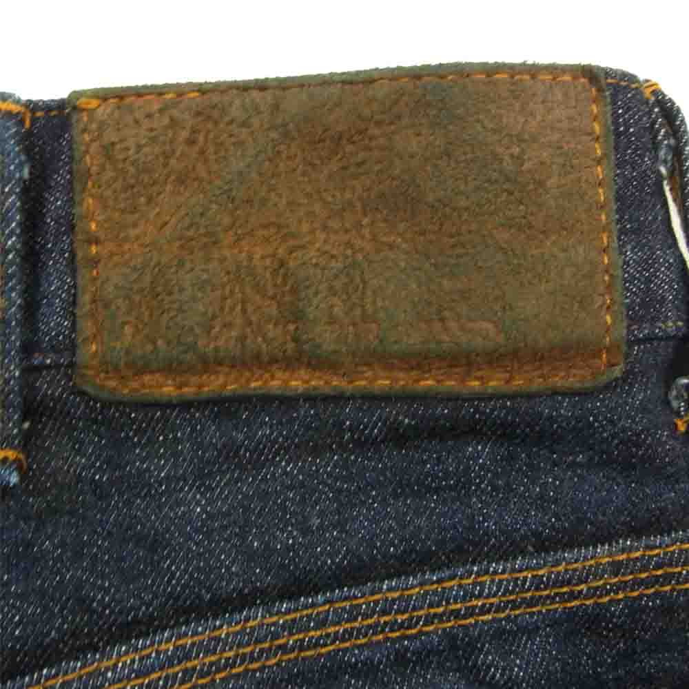 ブラック ベア ブランド 実名復刻 ダブルニー デニム パンツ インディゴブルー系 32【中古】