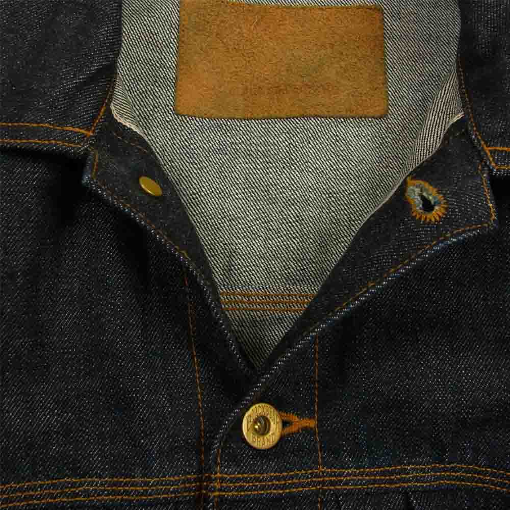 ブラック ベア ブランド 実名復刻 デニム ジャケット インディゴブルー系 M【中古】
