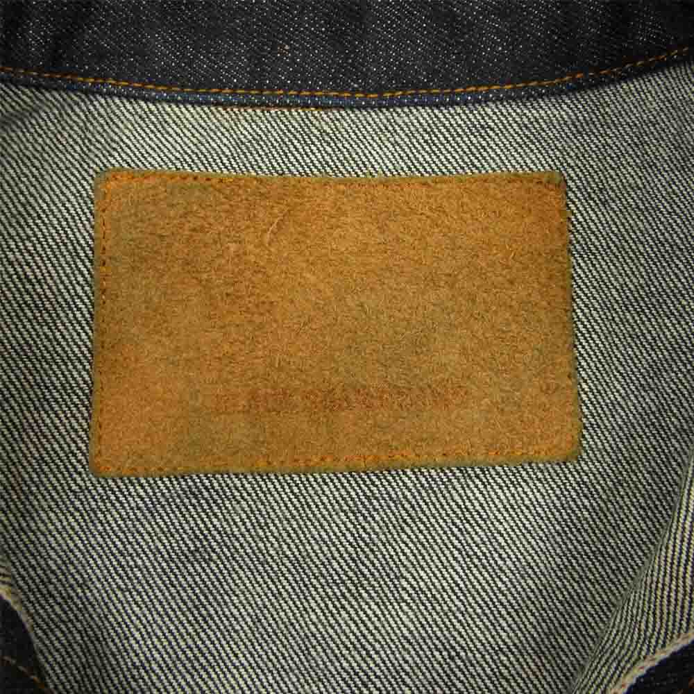 ブラック ベア ブランド 実名復刻 デニム ジャケット インディゴブルー系 M【中古】