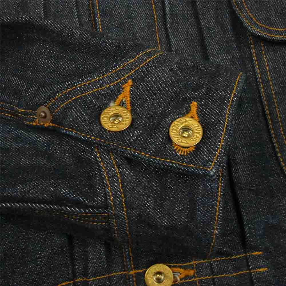 ブラック ベア ブランド 実名復刻 デニム ジャケット インディゴブルー系 M【中古】