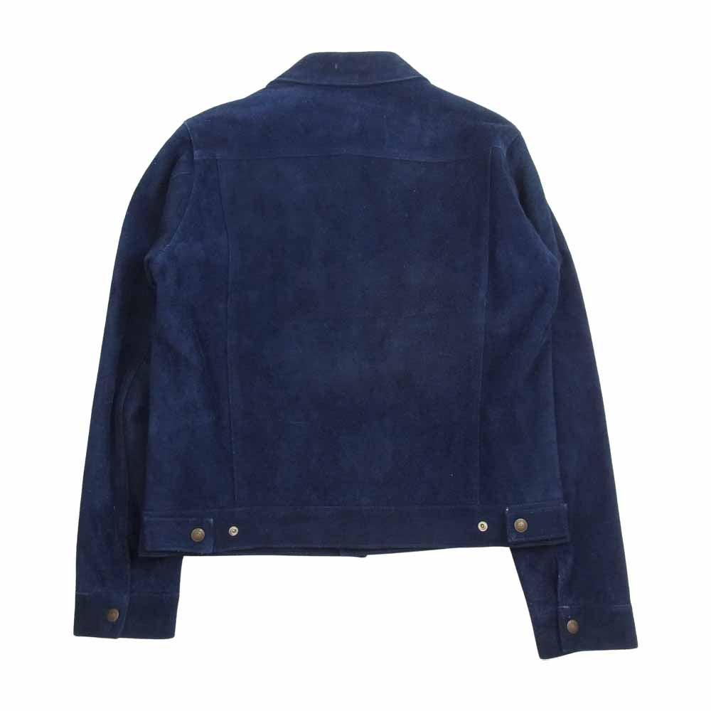 JELADO ジェラード 5559 SUEDE JACKET スエード ジャケット ネイビー系 M【中古】