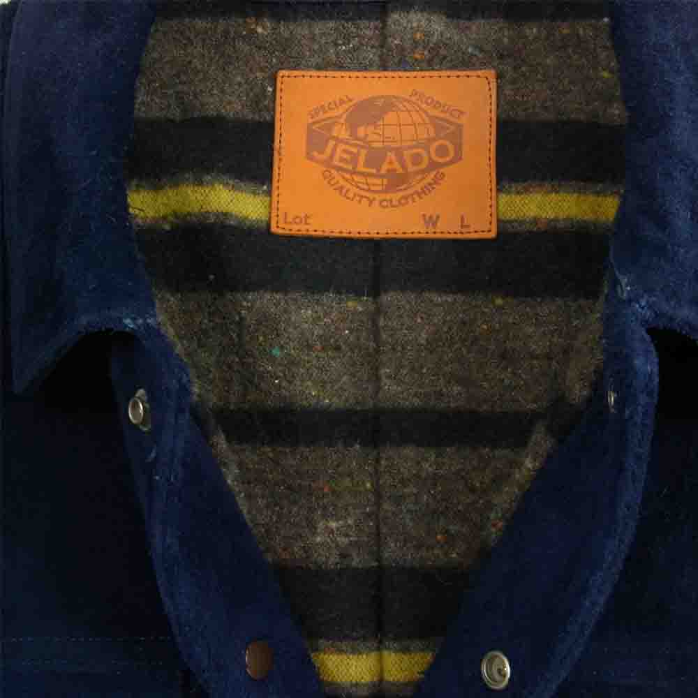 JELADO ジェラード 5559 SUEDE JACKET スエード ジャケット ネイビー系 M【中古】