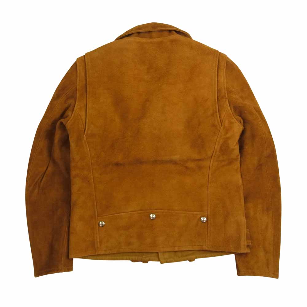 JELADO ジェラード SG13411 Rebel Jacket HORSE LEATHE レベル ジャケット ポニー ホース スエード レザー ライダース ジャケット サンド系 S【中古】