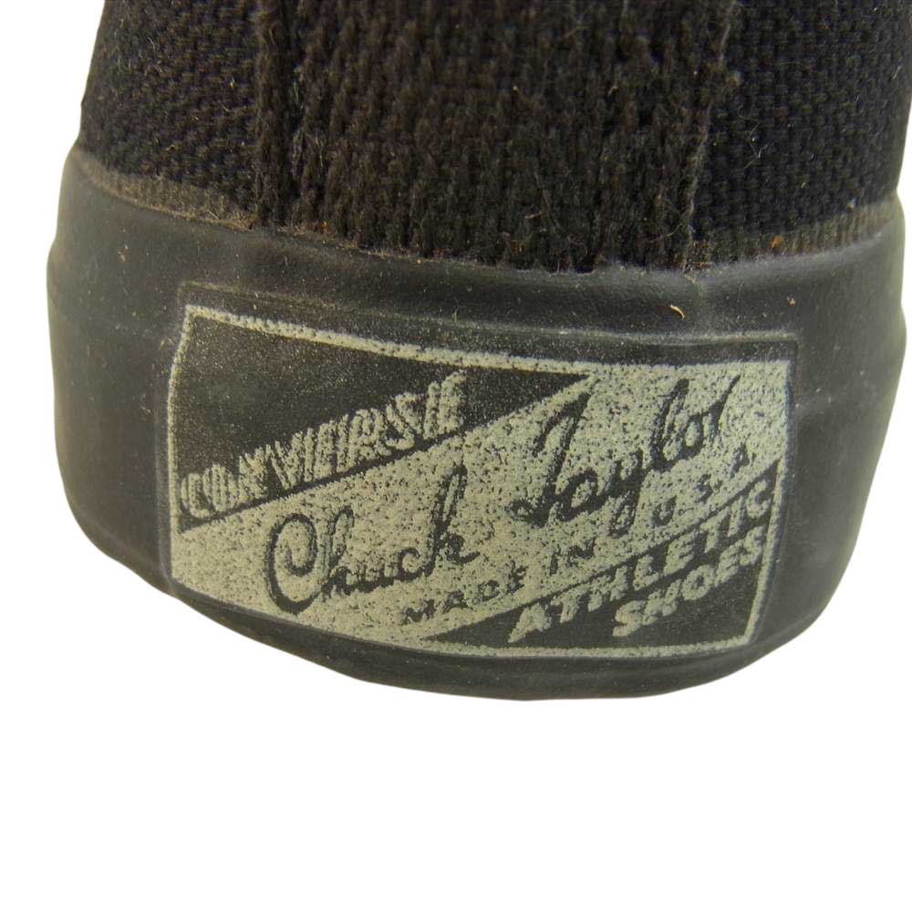 CONVERSE コンバース ヴィンテージ 50s チャックテイラー レスリング シューズ スニーカー ブラック系 US 6 1/2【中古】
