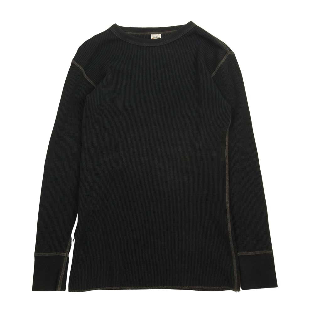 The REAL McCOY'S ザリアルマッコイズ サーマル L/S Tシャツ カットソー  ブラック系 M【中古】