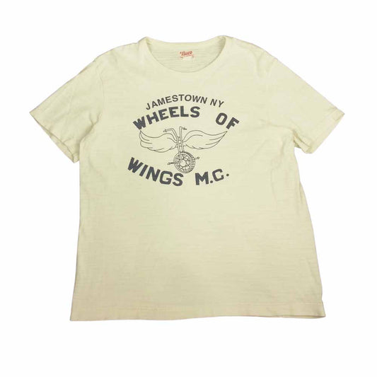 The REAL McCOY'S ザリアルマッコイズ BUCO ブコ プリント Tシャツ ホワイト系 M【中古】