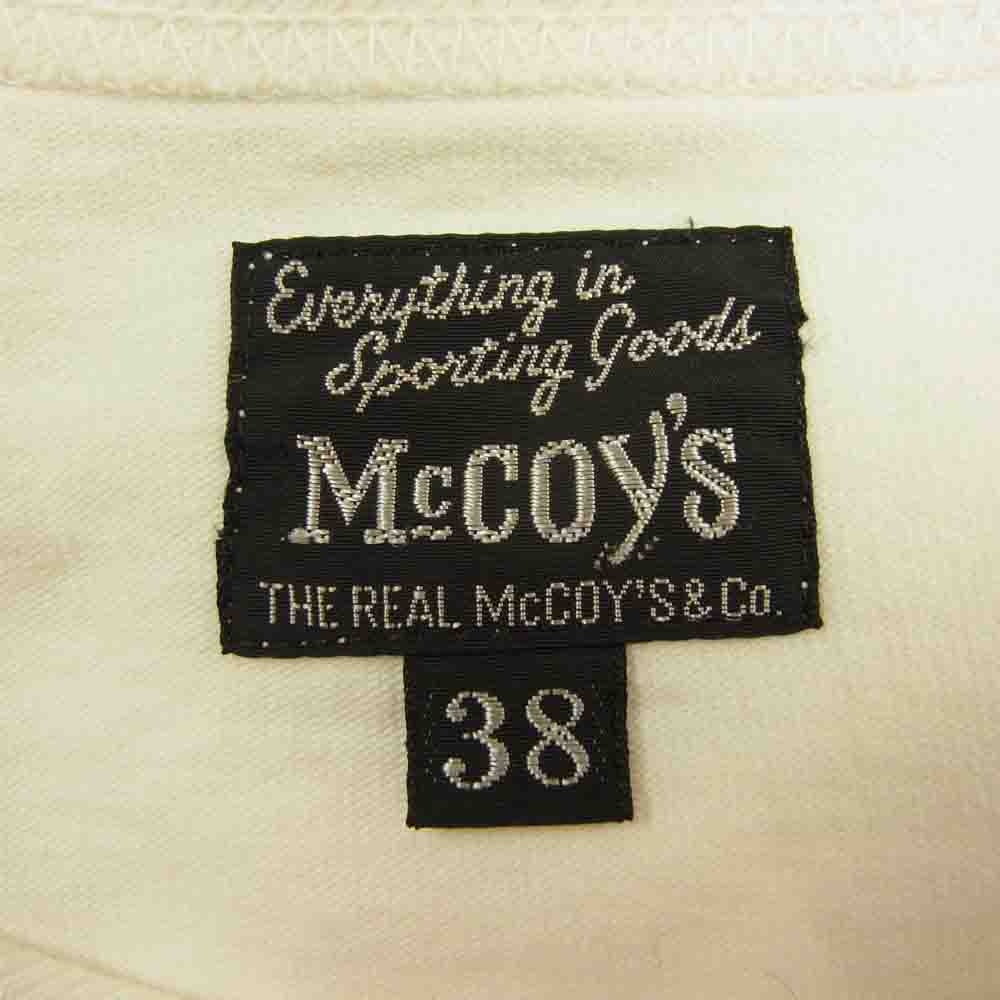 The REAL McCOY'S ザリアルマッコイズ ステンシル プリント Tシャツ ホワイト系 M【中古】