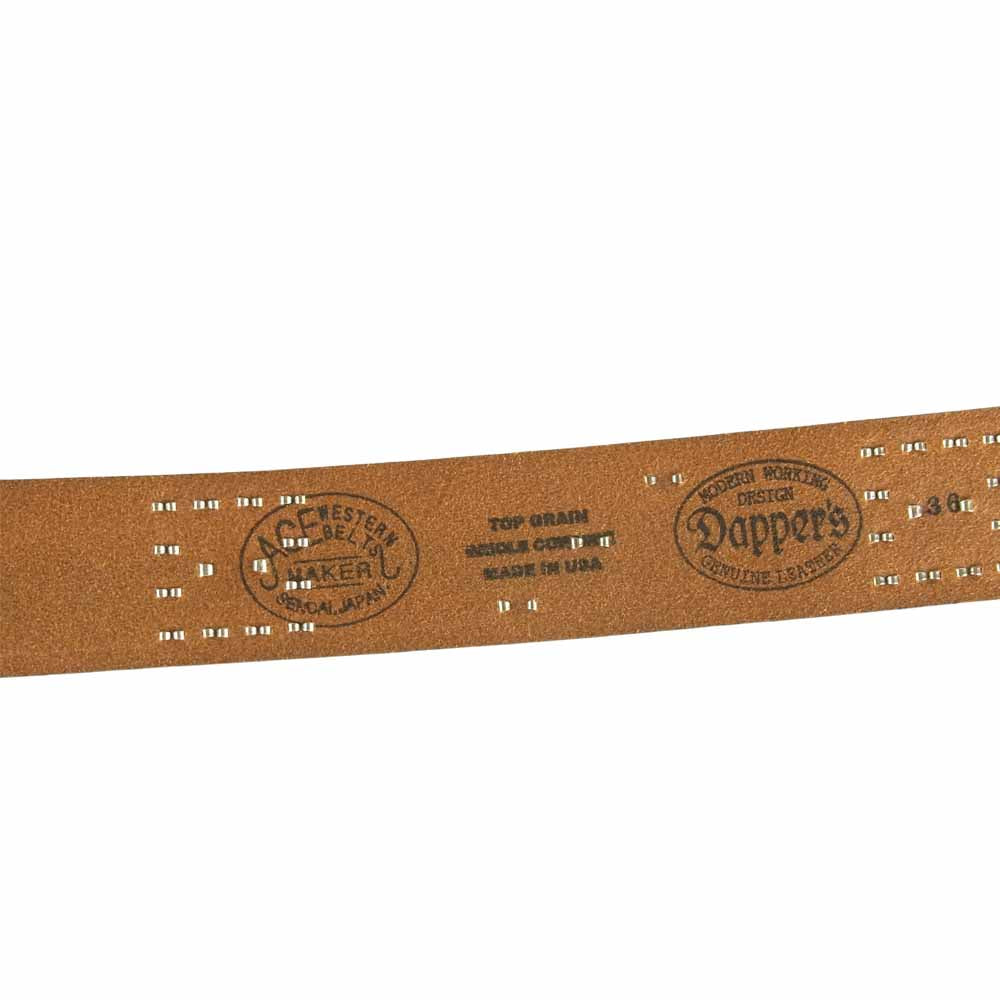 ダッパーズ × エース ウエスタンベルト スタッズ ベルト ブラック系 36【中古】