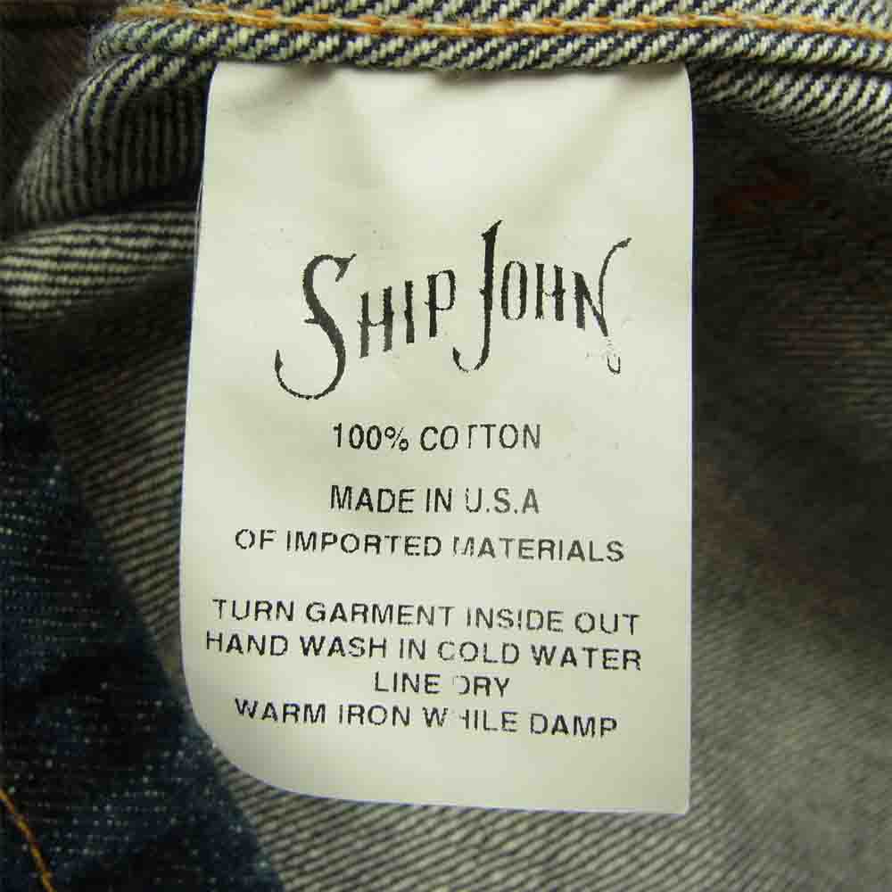 シップジョン Wills Jacket ウイルス ジャケット デニム ジャケット インディゴブルー系【中古】
