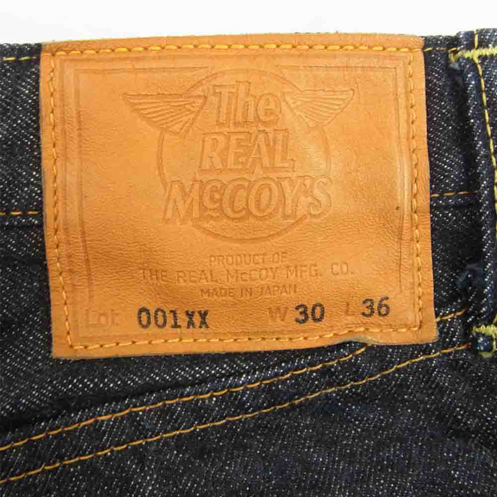 The REAL McCOY'S ザリアルマッコイズ 001XX デニム パンツ ジーンズ  インディゴブルー系 30【中古】