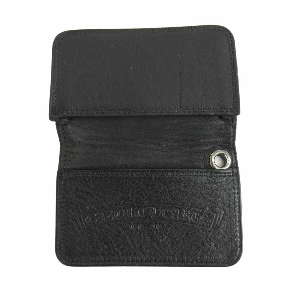 CHROME HEARTS クロムハーツ（原本有） CARD CASE 2 カードケース ブラック系【中古】