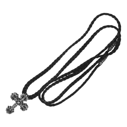 CHROME HEARTS クロムハーツ（原本無） FILIG CROSS XSM LB フィリグリークロスXS レザーブレイド シルバー系 ブラック系【中古】