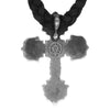 CHROME HEARTS クロムハーツ（原本無） FILIG CROSS XSM LB フィリグリークロスXS レザーブレイド シルバー系 ブラック系【中古】