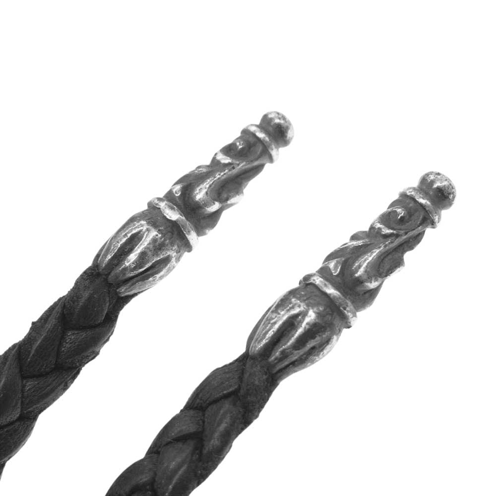 CHROME HEARTS クロムハーツ（原本無） FILIG CROSS XSM LB フィリグリークロスXS レザーブレイド シルバー系 ブラック系【中古】