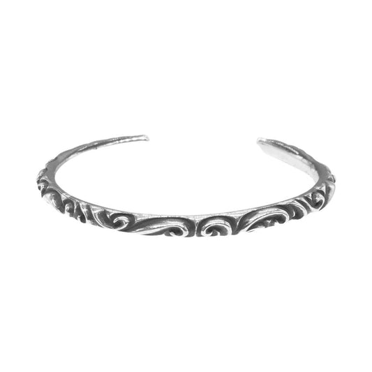 CHROME HEARTS クロムハーツ（原本有） BANGLE SCROLL スクロールバンド バングル シルバー系【中古】